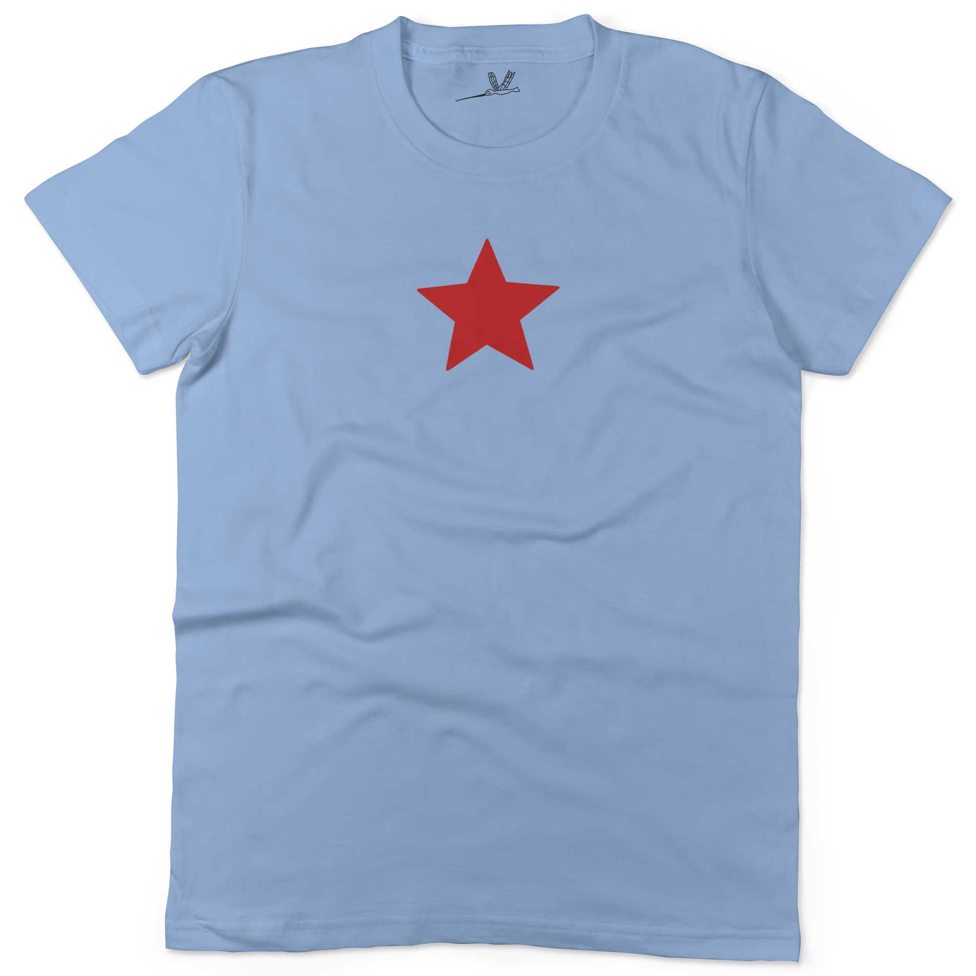 Red and baby blue hot sale shirt